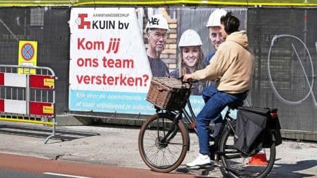 Twee op de drie ondernemers kampen met personeelstekort: bouwsector het hardst geraakt