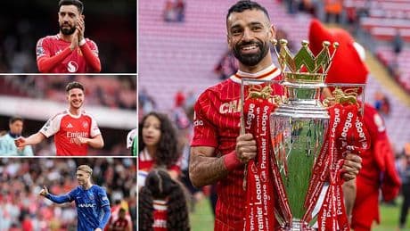 Mo Salah leads the way, while Man United star is a SHOCK inclusion and two Arsenal midfielders sneak in... but who else makes Sofascore's top 10 players of the season
