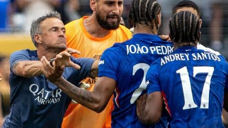 Luis Enrique habla de la tangana con João Pedro tras la final del Mundial de Clubes: “No debería volver a ocurrir”