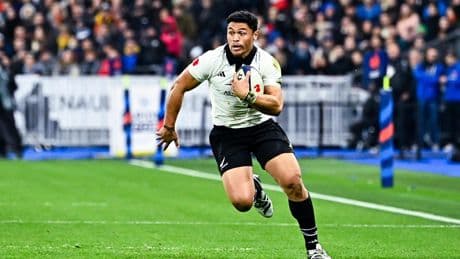 Rugby : nouveau coup dur pour les All Blacks, l’ailier Caleb Clarke forfait contre la France