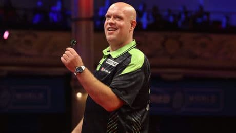 Michael van Gerwen houdt hoofd koel en rekent in bloedstollend duel af met Wessel Nijman
