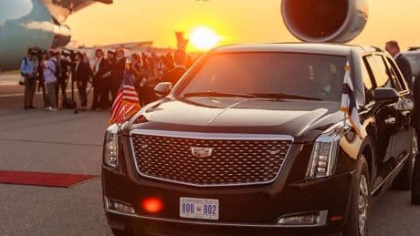 Take a look inside 'The Beast,' Trump's $1.5 million bulletproof presidential limousine