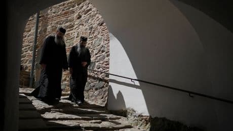 Meet the Mount Athos monks living at Simonos Petra monastery in northern Greece