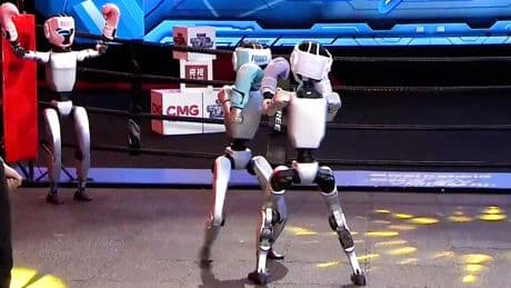 Así es el primer campeonato de boxeo entre robots humanoides