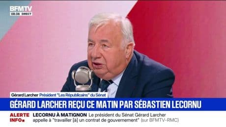 Gérard Larcher, président LR du Sénat: "L'urgence c'est la question budgétaire"