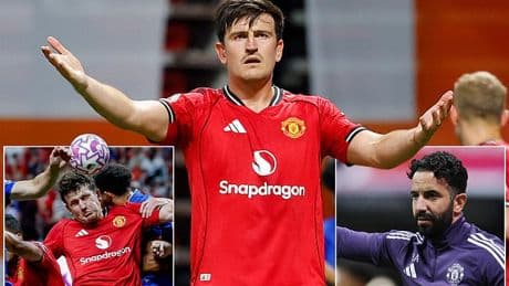 Man United reject approaches for Harry Maguire from FIVE clubs amid uncertainty over his Old Trafford future