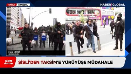 Şişli’den Taksim’e yürüyüşe müdahale
