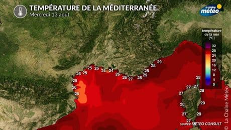 L’eau de la Méditerranée pourrait atteindre les 30°C cette semaine : un record depuis la canicule de 2003