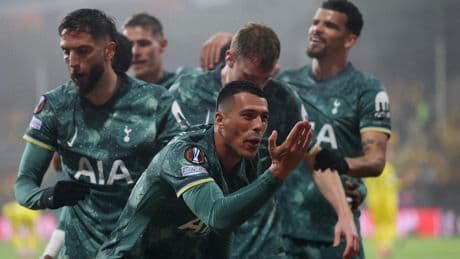 Bodo/Glimt 0 Tottenham 2 (1-5 agg): Spurs keep Postecoglou trophy hopes alive with convincing win to set up Man Utd final