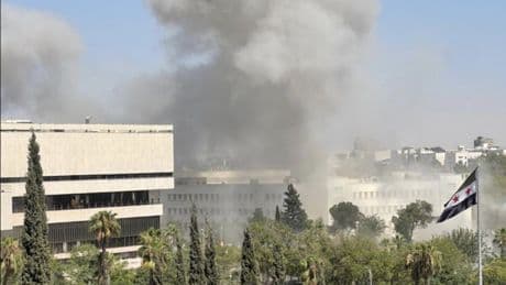 Israel vuela por los aires la sede del Estado Mayor del Ejército sirio en Damasco