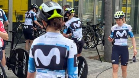 Así se ha preparado la contrarreloj por equipos de la Vuelta femenina en Barcelona
