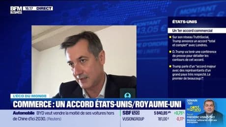 L'éco du monde : D. Trump annonce un tout premier accord commercial - 08/05