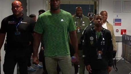 Daniel Dubois arrives at Wembley just 90 minutes before Oleksandr Usyk fight