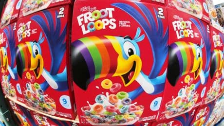 Kellogg says it will remove artificial dyes from cereals by the end of 2027