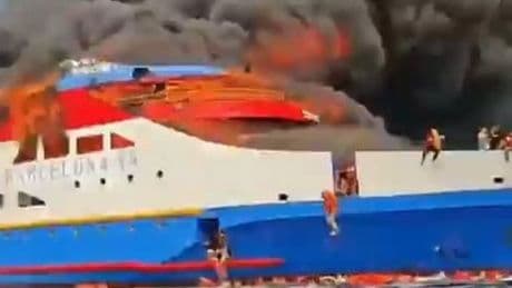 Indonesia boat fire LIVE: Passengers jump into sea as vessel bursts into flames