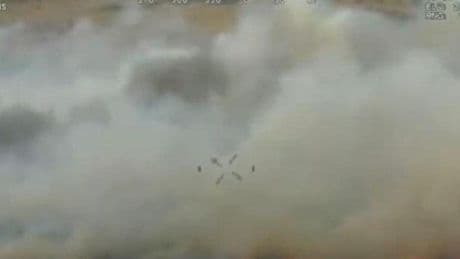 El incendio de Tres Cantos, en imágenes