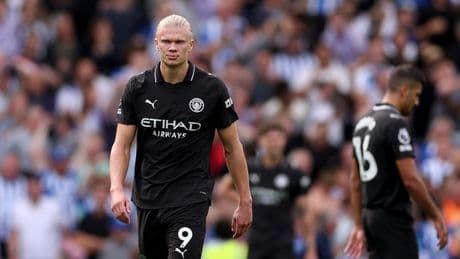 Man City stunned by Brighton's late show as Pep Guardiola endures nightmare start