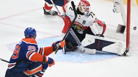 Leon Draisaitl’s OT goal propels Oilers to thrilling Game 1 win over the Panthers in Stanley Cup Final