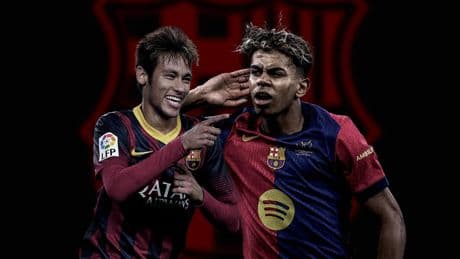 Lamine Yamal, tras los pasos de Neymar: un entorno complejo difícil de satisfacer y una pasión que sobrepasa lo futbolístico