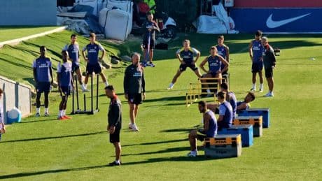 Nueva batería de pruebas físicas para el Atlético, en la semana del amistoso del Porto