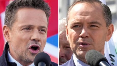 Pro-EU candidate narrowly ahead of Trump-inspired rival in Poland's presidential election, exit poll shows