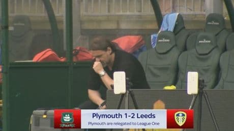 Daniel Farke reveals why he sat on bench as Leeds United won the Championship