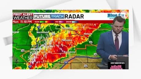"Profondément humain": critiqué pour avoir envoyé un SMS à sa femme en direct en pleine tempête, un présentateur météo reçoit une vague de soutiens