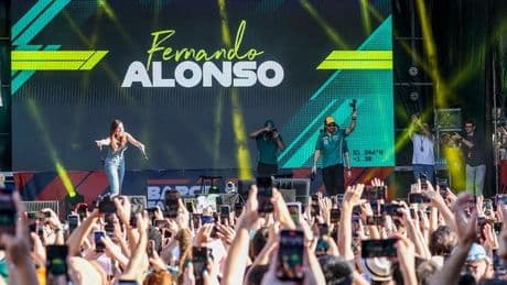 'Alonsomanía' en Plaça Catalunya
