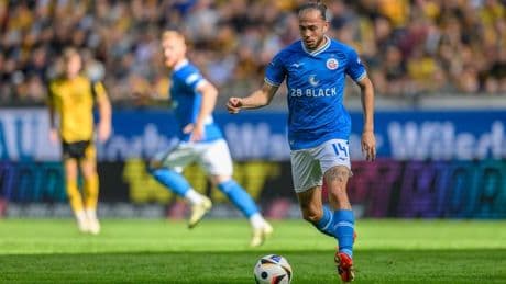 3. Fußball-Liga: Rostock gewinnt in Sandhausen und darf weiter hoffen