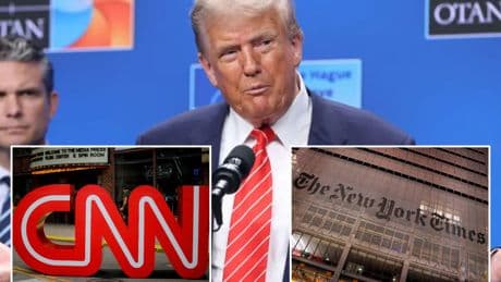 Trump threatens to sue New York Times, CNN over reports undermining Iran strike claims