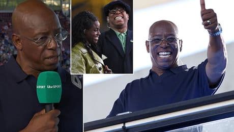 Ian Wright declares 'I had to be here' as he makes ITV return for Lionesses Euro semi-final in his first women's game since Eni Aluko accused him of 'blocking' female pundits