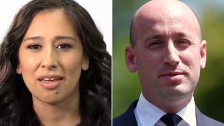 She beat Stephen Miller in the race for high school class president. Now she’s fighting his deportation efforts