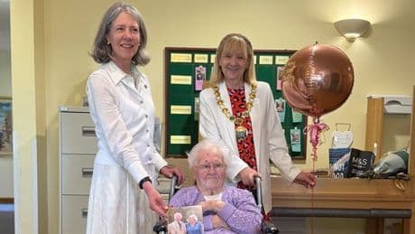 Nancy welcomes 100 visitors as West Lothian great-gran celebrates a century