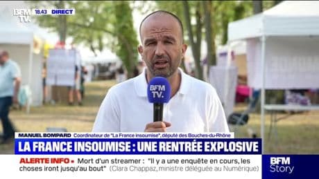 Gouvernement Bayrou: "La censure est la seule solution", affirme Manuel Bompard, coordinateur de La France Insoumise