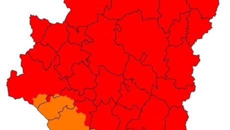 Aragón eleva a rojo plus la alerta por "riesgo extremo" de incendios: prohibidos los fuegos artificiales y quemar rastrojos