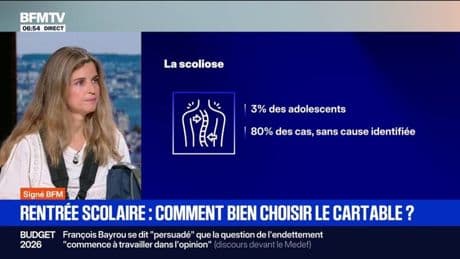Signé BFM - Comment bien choisir son cartable pour la rentrée scolaire