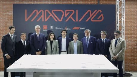 Arrancan las obras del circuito de Fórmula 1: Almeida coloca la primera piedra