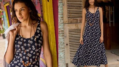 Crease-proof summer dress that's 'perfect for travelling in' and 'hangs beautifully'