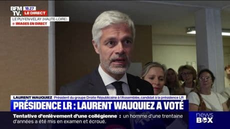 "Il a bien compris que je ne ferai pas du 'en même temps'": Laurent Wauquiez (LR) répond à Edouard Philippe (Horizons) qui l'accuse de faire du "trumpisme"