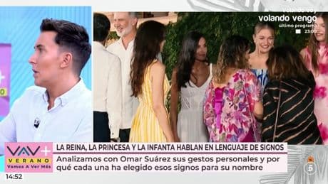 Un colaborador de 'Vamos a ver', analiza los gestos personales de Leonor, Sofía y Letizia para identificarse