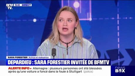 Retour de Gérard Depardieu: "Quand vous tournez avec un homme qui a eu assez d'accusations d'agressions sexuelles, une mise en examen pour viol, c'est un facteur de risque", réagit Sara Forestier
