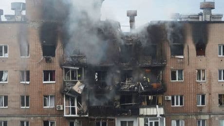Krieg gegen die Ukraine: Bislang heftigster Angriff auf Großstadt Charkiw gemeldet