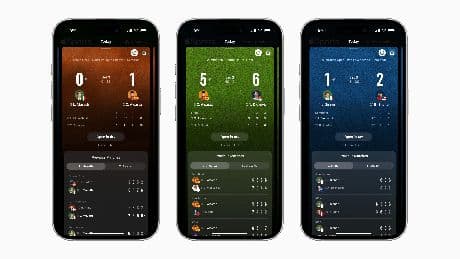 Apple’s sports app now shows tennis scores