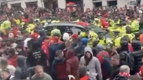Horror aftermath as car drives through Liverpool fans celebrating Premier League title win