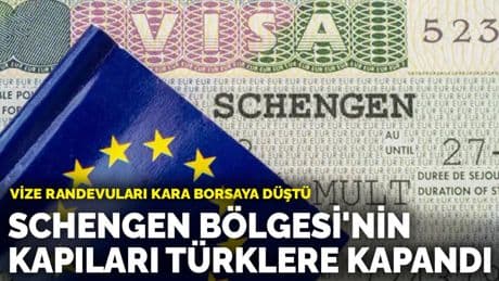 Schengen Bölgesi'nin kapıları Türklere kapandı: Vize randevuları kara borsaya düştü