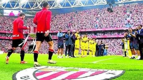 La elegancia del Athletic: hizo el primer pasillo de la Liga y hoy lo hará ante el Barça