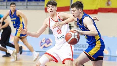 Darío Parra brilla en el triunfo de España sub-16 en octavos de final del Eurobasket