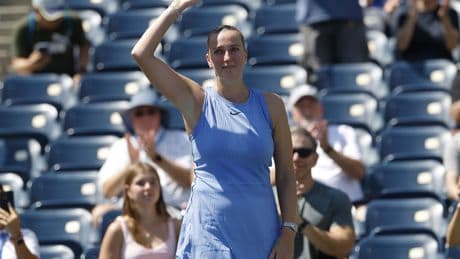 Former Wimbledon champ emotional as she retires after US Open loss