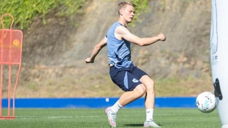 Urko, única ausencia en el penúltimo entrenamiento antes del viaje a Oviedo