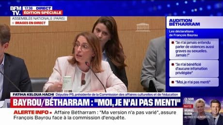 Commission d'enquête sur Bétharram: "La mémoire de personne ne va jusqu'à 40 années", déclare François Bayrou